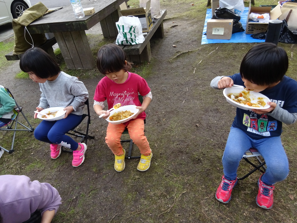 カレー食べる