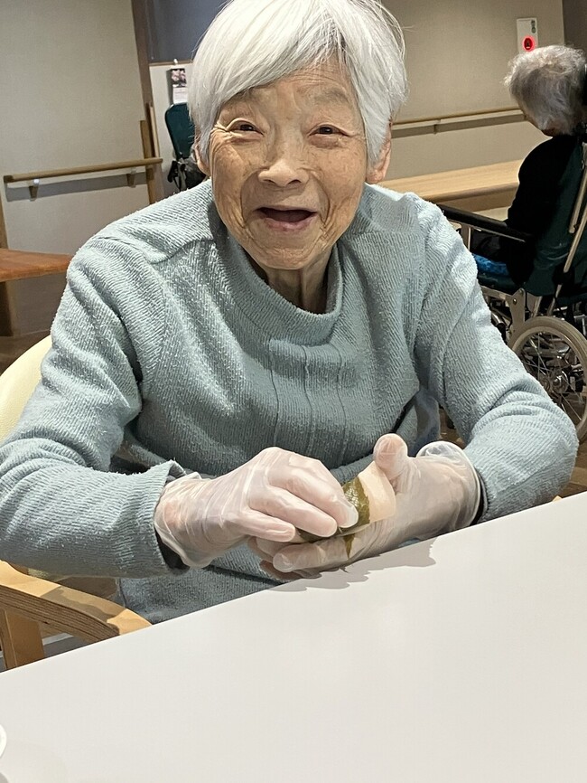 4_医療院2F　春の桜第3弾料理クラブ～和スイーツ桜餅作り
